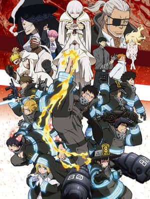 Fire_ Force_ Characters_ Poster Wallpaper