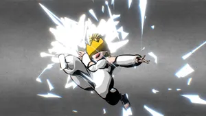 Fire Force Haumea Electrifying Entrance Wallpaper