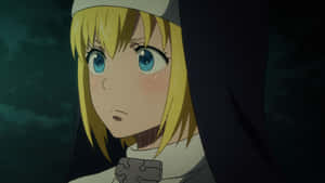 Fire_ Force_ Iris_ Concerned_ Expression_ Anime Wallpaper