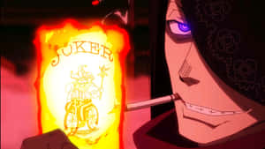 Fire Force Joker Drink Wallpaper