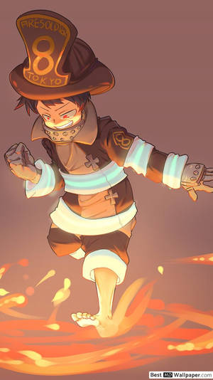 Fire Force Shinra Kusakabe Wallpaper