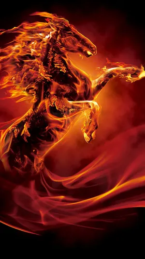 Fire Horse Spirit Wallpaper