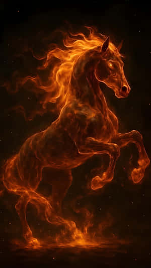 Fire Horse Spirit Wallpaper