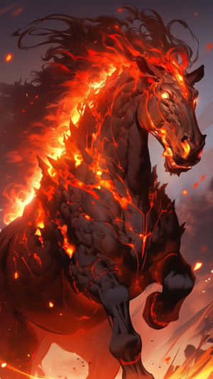 Fire Horse Spirit Wallpaper