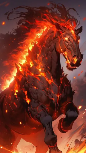 Fire Horse Spirit Wallpaper