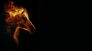 Fire Horse Symbolism Wallpaper