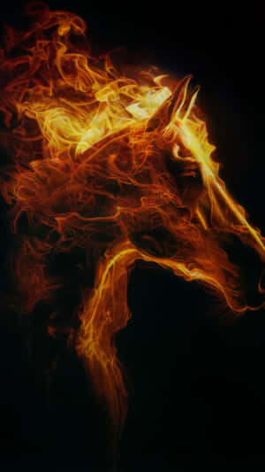Fire Horse Symbolism Wallpaper