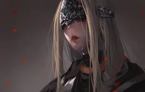 Fire Keeper In Her Mystical Ambiance Wallpaper