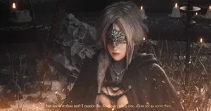 Fire Keeper With A Spellbinding Blaze Wallpaper