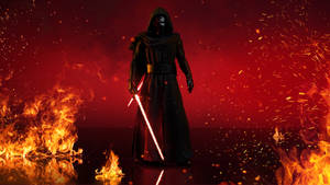 Fire Kylo Ren 3840 X 2160 Star Wars Wallpaper