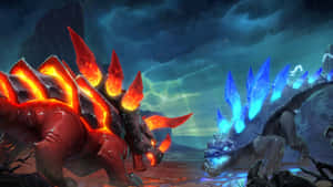 Fire_vs_ Ice_ Elemental_ Beasts Wallpaper