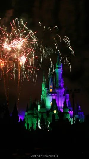 Fireworks Display Disney Castle Wallpaper