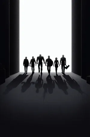 First Best Avengers Silhouette Photo Wallpaper