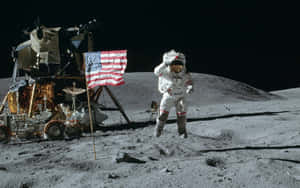 First_ Moon_ Landing_ Apollo_11 Wallpaper