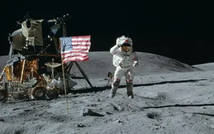 First Moon Landing Apollo11 Wallpaper