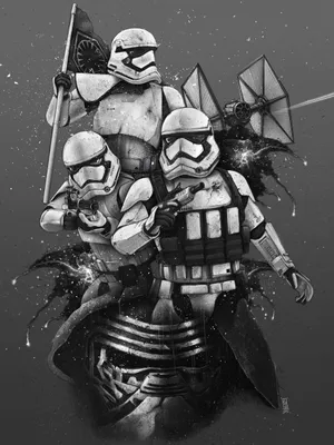 First Order Stormtroopers Marching Wallpaper