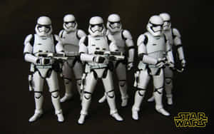 First Order Stormtroopers Parading On Starkiller Base Wallpaper