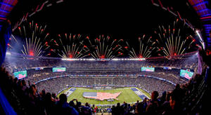 Fish Eye New York Giants Wallpaper