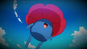 Fisheye View Of Flying Vileplume Wallpaper
