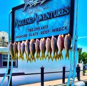 Fishing Trip Catch Yellowtail Snapper Wallpaper