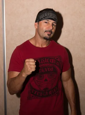 Fist Up Pose Chavo Guerrero Wallpaper