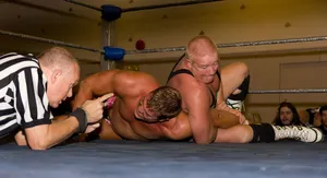 Fit Finlay Against Harry Smith Fujiwara Armbar Wallpaper