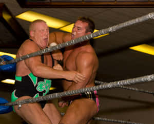 Fit Finlay Vs. Harry Smith Stampede Wrestling Wallpaper