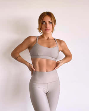 Fitness Inspired Portrait Inanna Sarkis Wallpaper