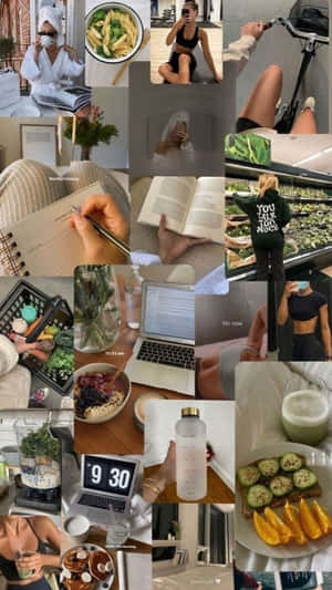 Fitness Lifestyle Collage.jpg Wallpaper