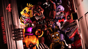 Five Nights At Freddys 4 Main Cast Wallpaper