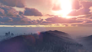 Fivem Mountain Sunset Wallpaper