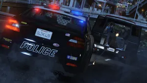 Fivem Police Car Wallpaper
