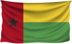 Flag Of Guinea Bissau Wallpaper
