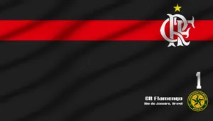 Flamengo Fc Black Flag Wallpaper