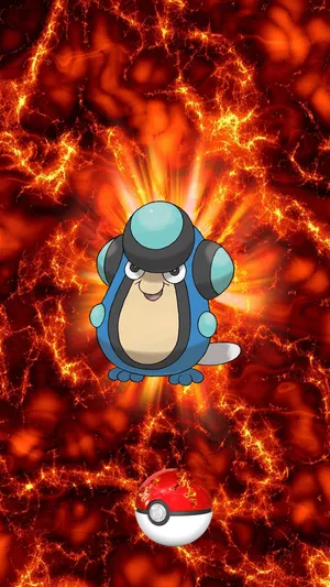 Flaming Palpitoad Wallpaper