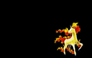 Flaming Rapidash Artwork Wallpaper