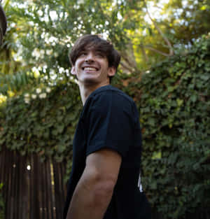 Flamingo Albert Enjoying The Outdoors. Wallpaper