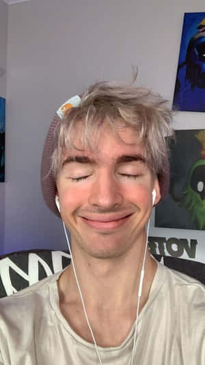 Flamingo Albert Rocking His Signature Pink Wallpaper