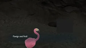 Flamingo Peck Attack Video Game Wallpaper
