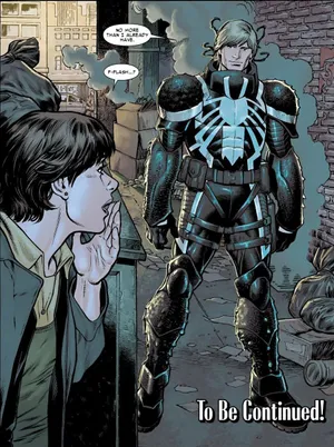 Flash Thompson In Action Wallpaper