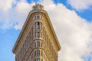 Flatiron Building White Cloud Wallpaper