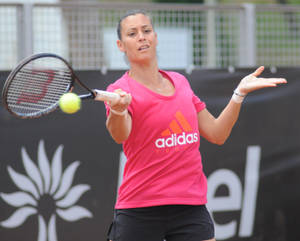 Flavia Pennetta Effortless Playing Wallpaper