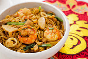 Flavorful Feast With Braised Hokkien Mee Wallpaper