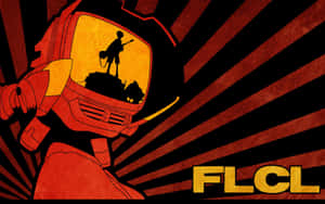 Flcl Canti In Action Wallpaper