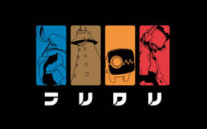 Flcl The Enemy Robots Wallpaper