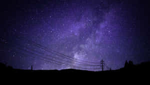 Fleet Of Stars Dancing In The Night Sky Wallpaper