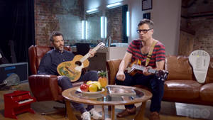 Flight Of The Conchords With Guitars Wallpaper