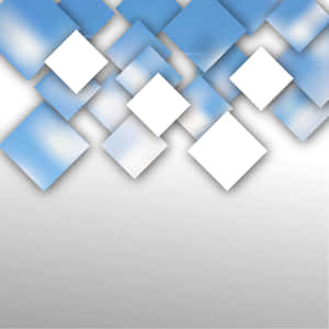 Floating Blue Squares Abstract Background Wallpaper
