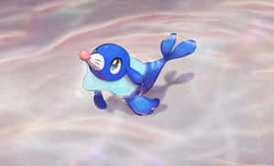 Floating Popplio Looking Cute Wallpaper