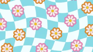 Floral Hippie Aesthetic Laptop Wallpaper